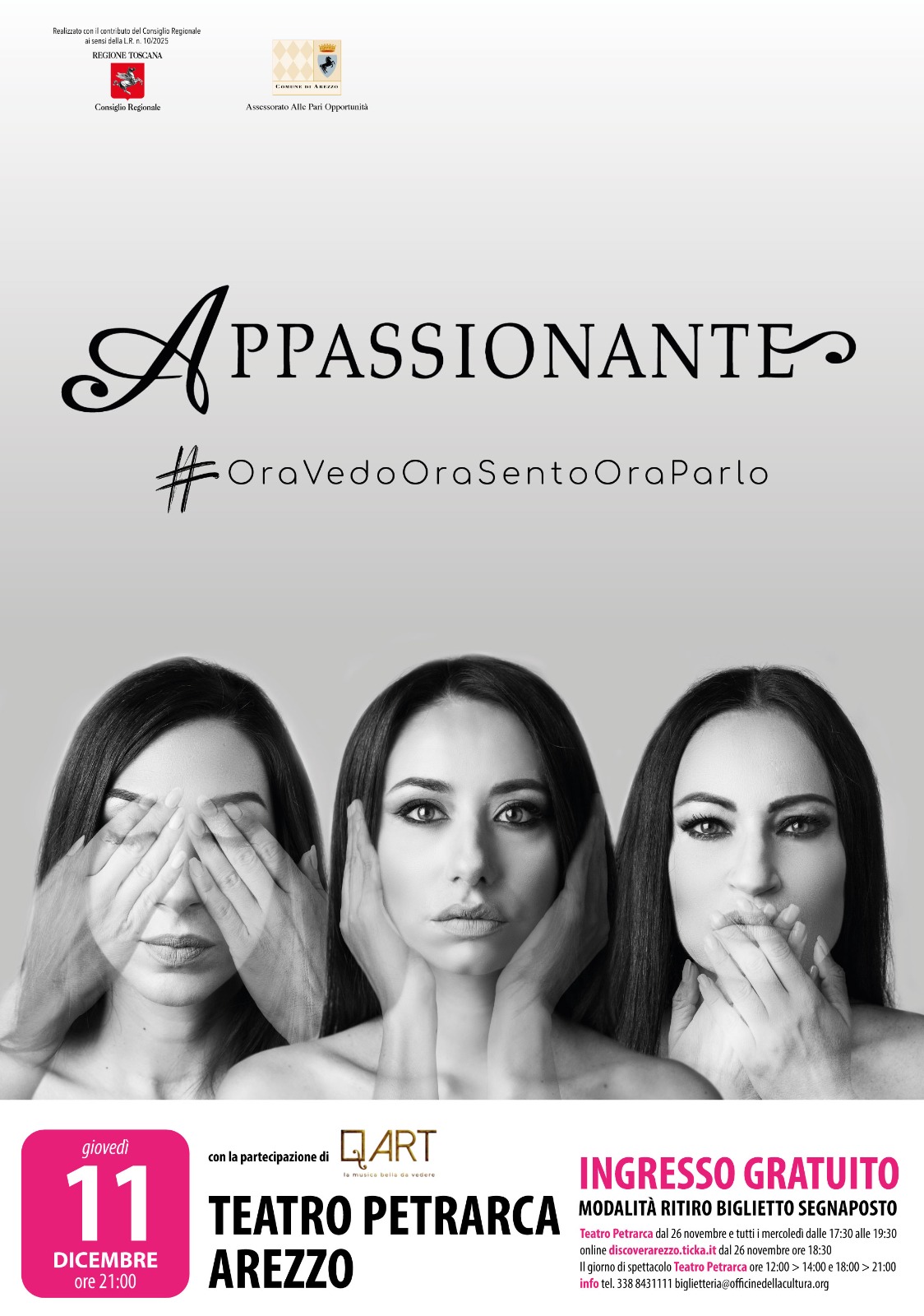 Appassionante al Teatro Petrarca l'11 dicembre 2025 ore 21