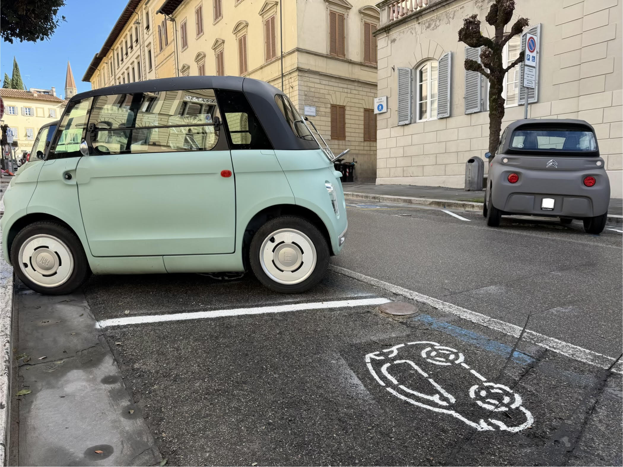 Stalli riservati alle minicar
