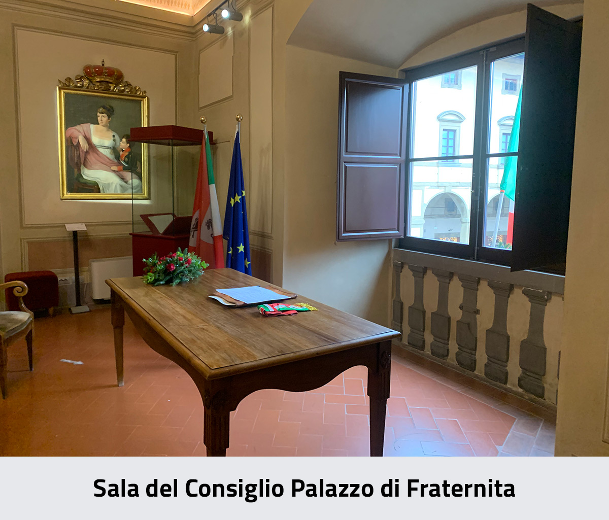 Palazzo di Fraternita - Sala del Consiglio - Piano primo