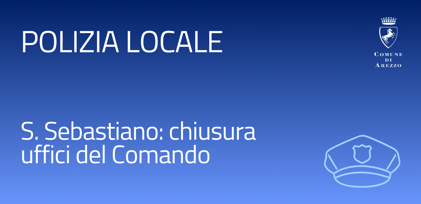 s.sebastiano: chiusura comando polizia locale
