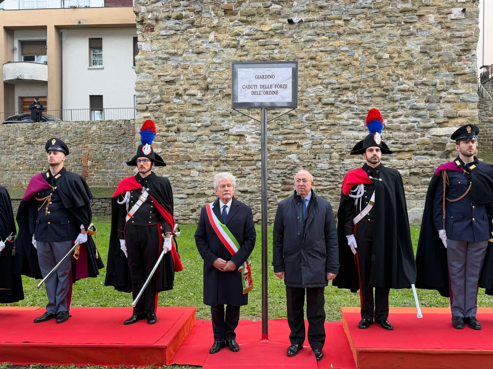 Il sindaco Alessandro Ghinelli e il prefetto Clemente Di Nuzzo
