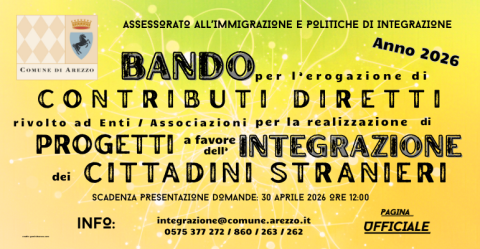 Bando Integrazione 2026 png